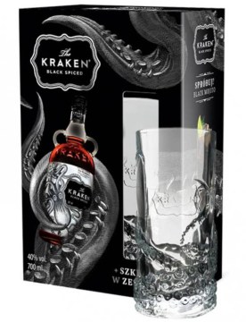 kraken-black-spiced-0-7l-zestaw-szklanka